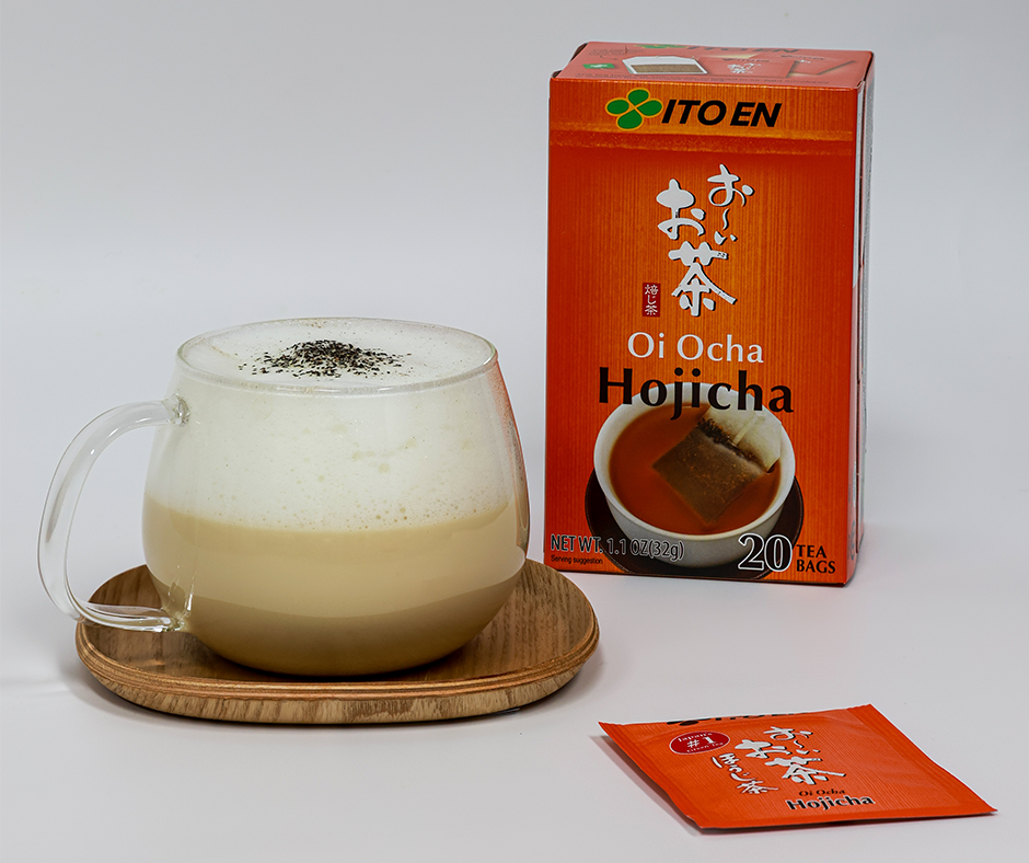 Hojicha latte