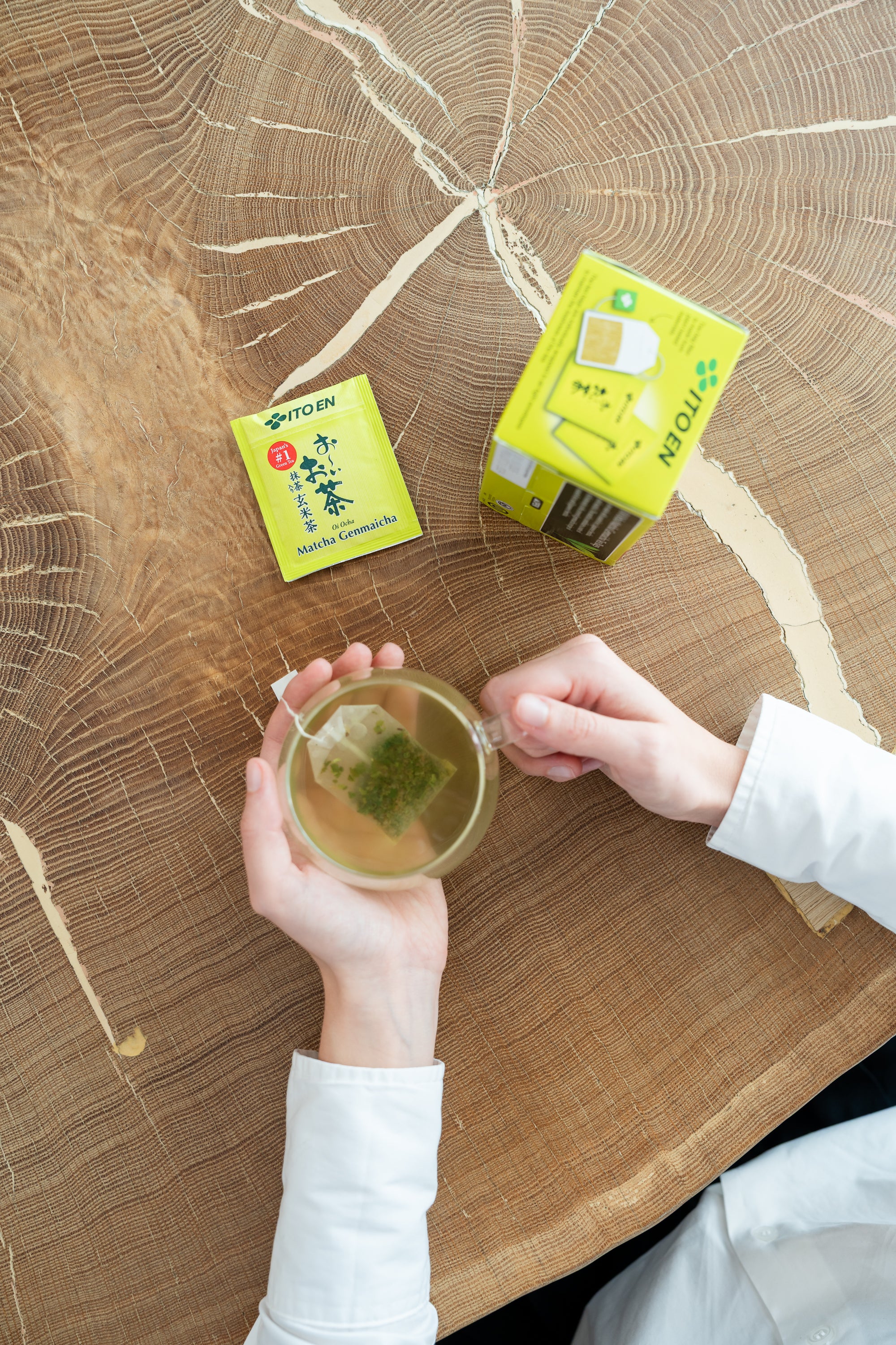 Oi ocha matcha genmaicha tea bolsas de té