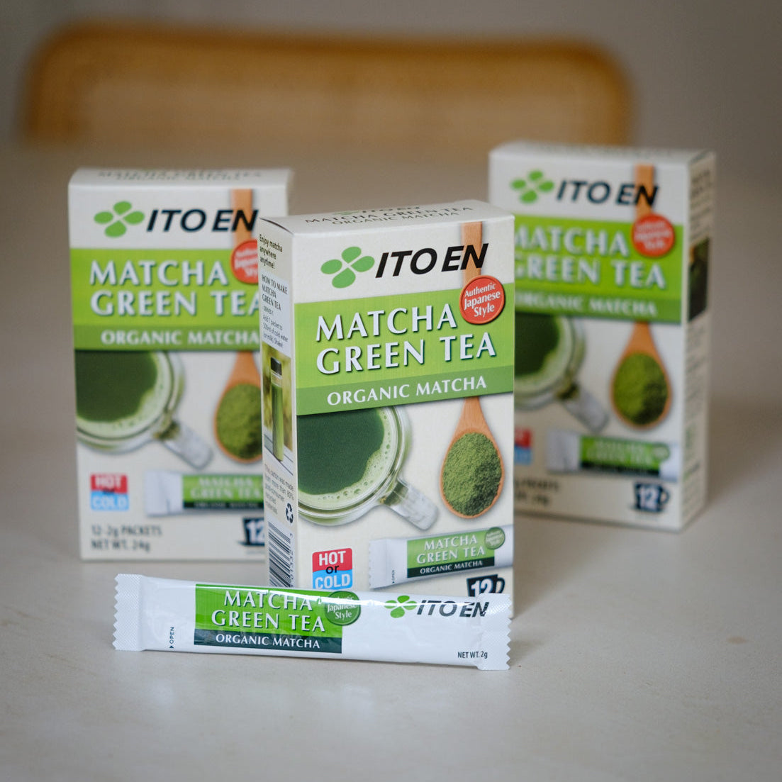 Bâtonnets de Matcha de qualité cérémonielle biologique