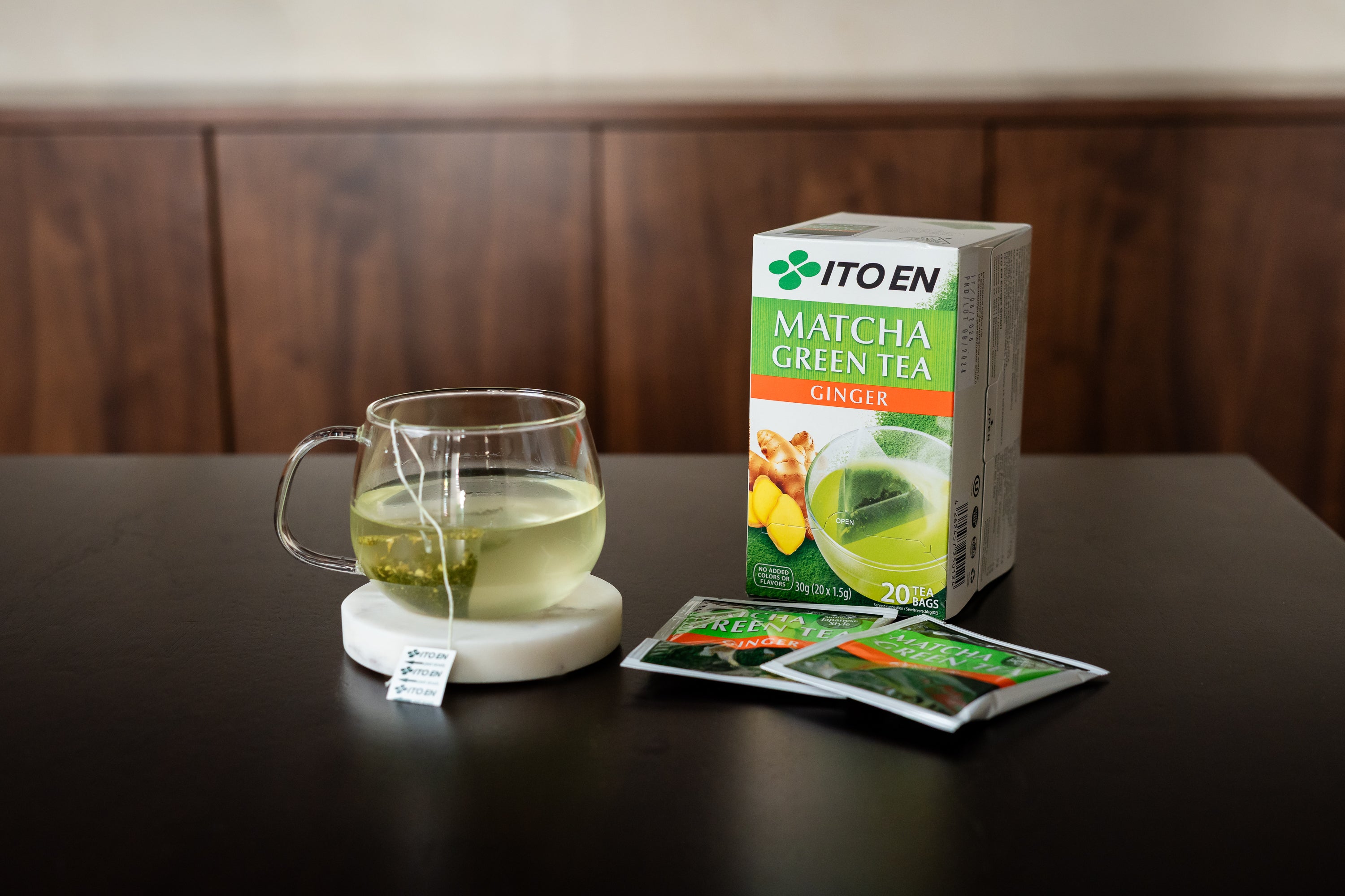 Matcha Green Tea Ginger Tea Bags