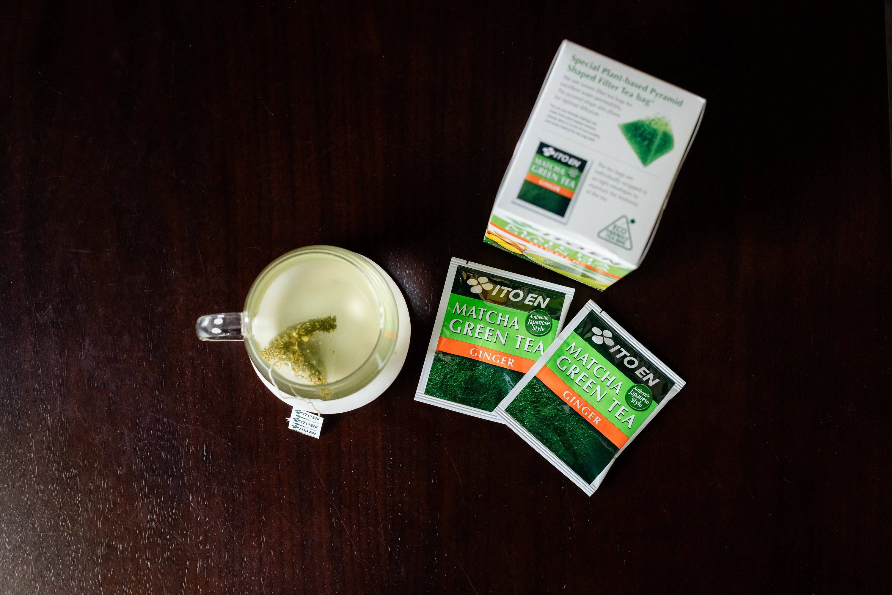 Matcha Green Tea Ginger Tea Bags