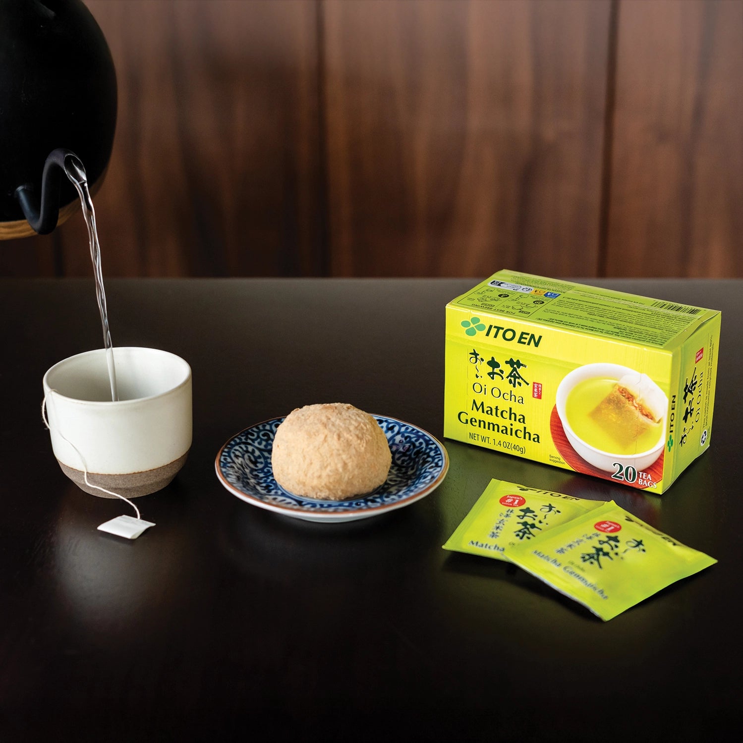 Oi Ocha Matcha Genmaicha Teebeutel