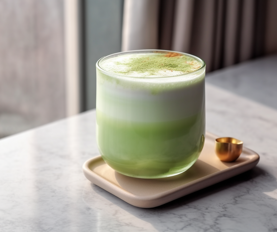 Cinnamon Matcha Latte