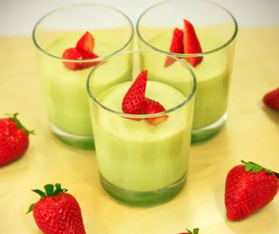 Matcha & Strawberry Bavarois