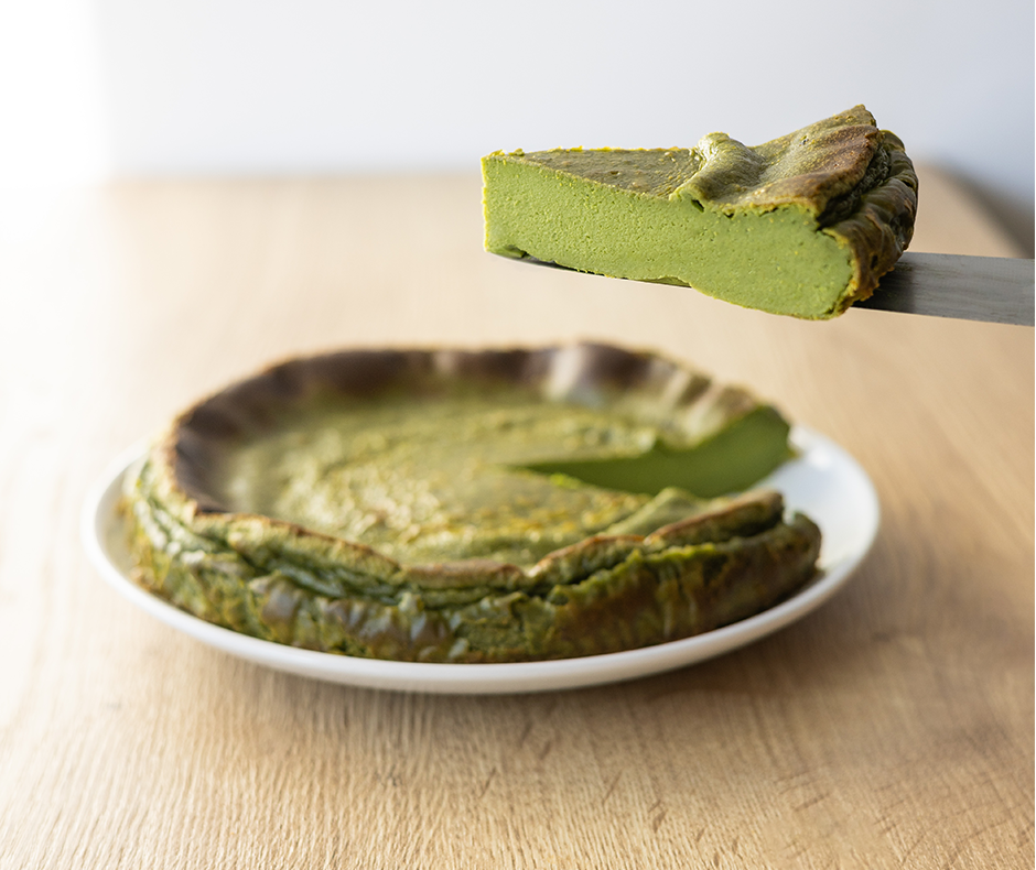 Matcha Baked Cheesecake