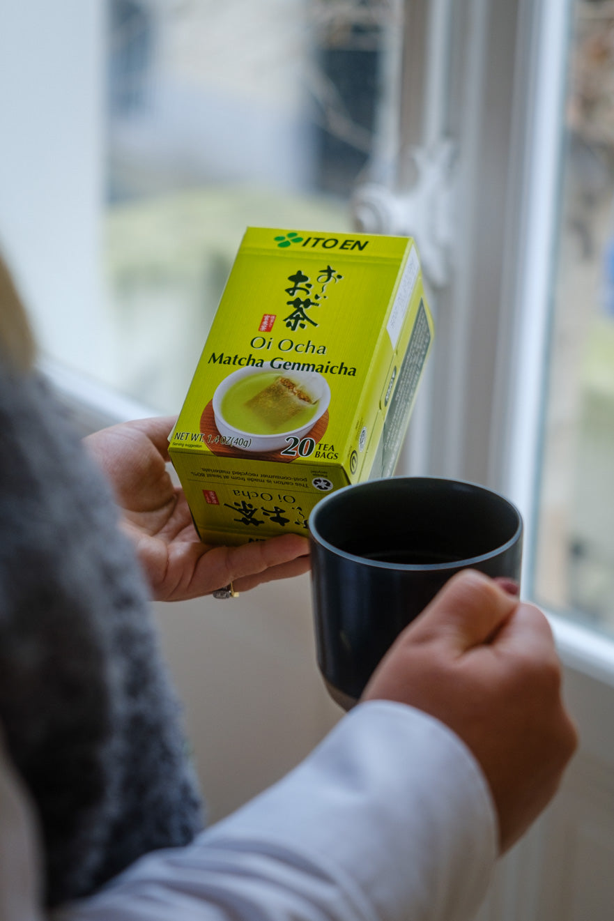 Oi ocha matcha genmaicha tea bolsas de té
