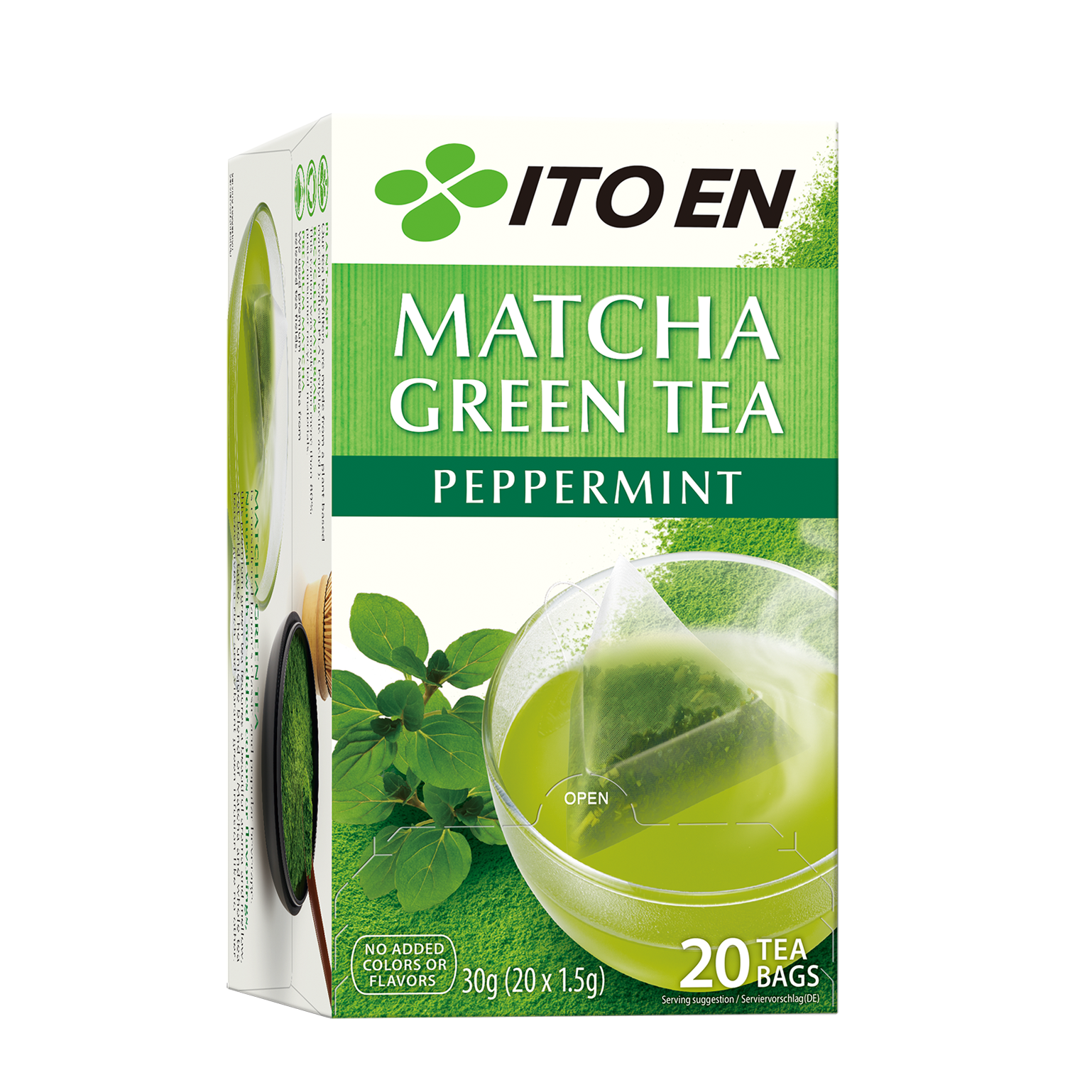 Matcha Green Tee Pfefferminz Teebeutel