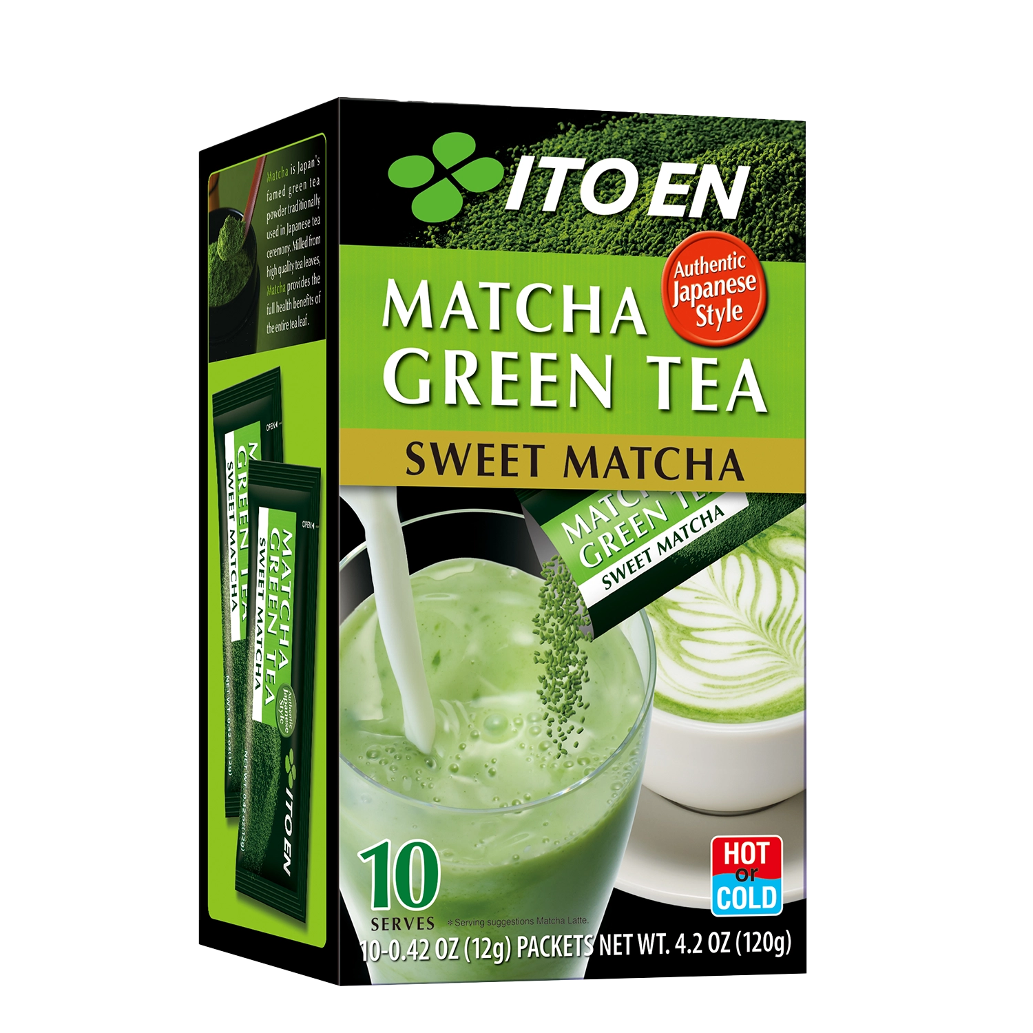 Süße Matcha -Pulverstäbchen