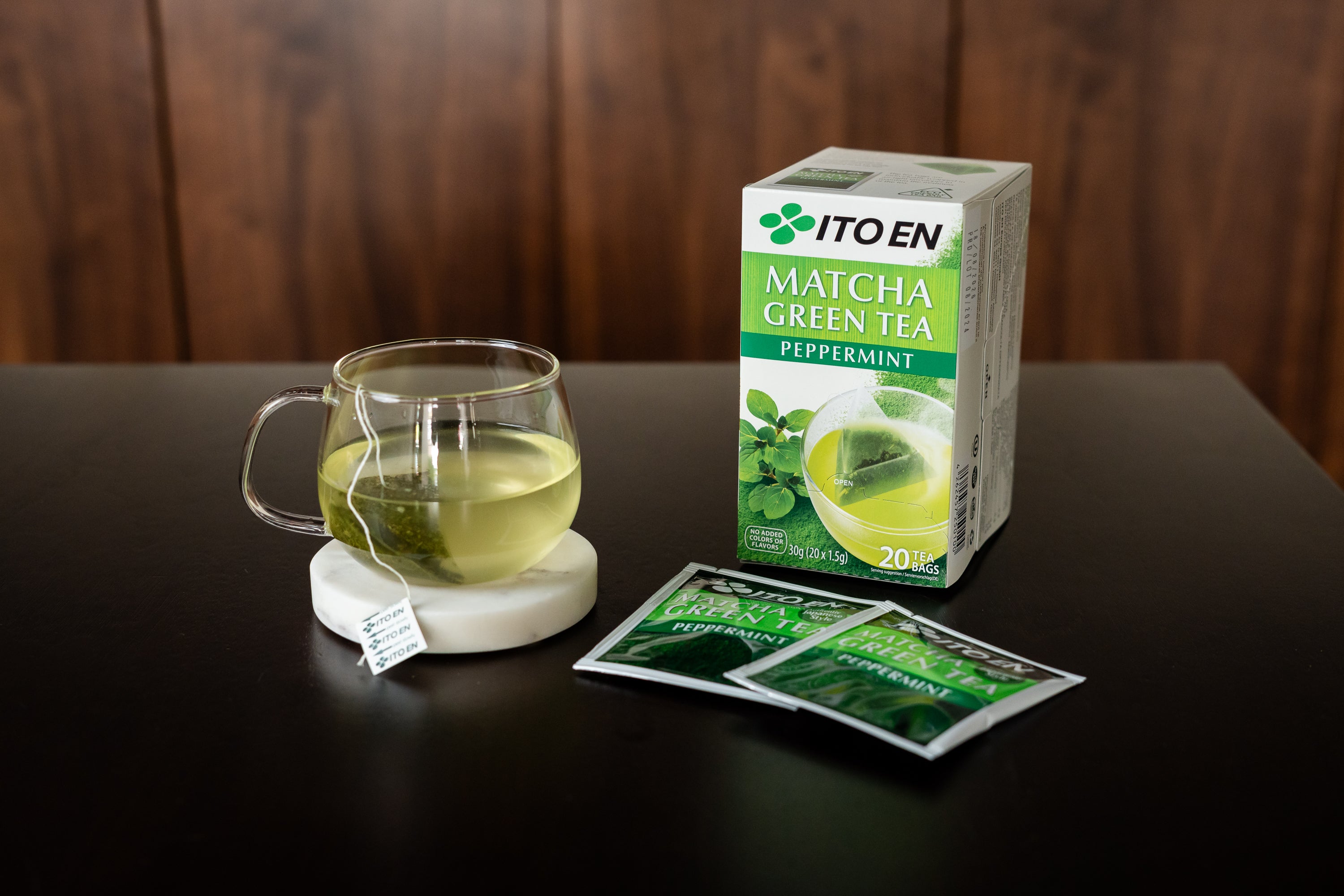 Matcha Green Tea Peppermint Tea Bags