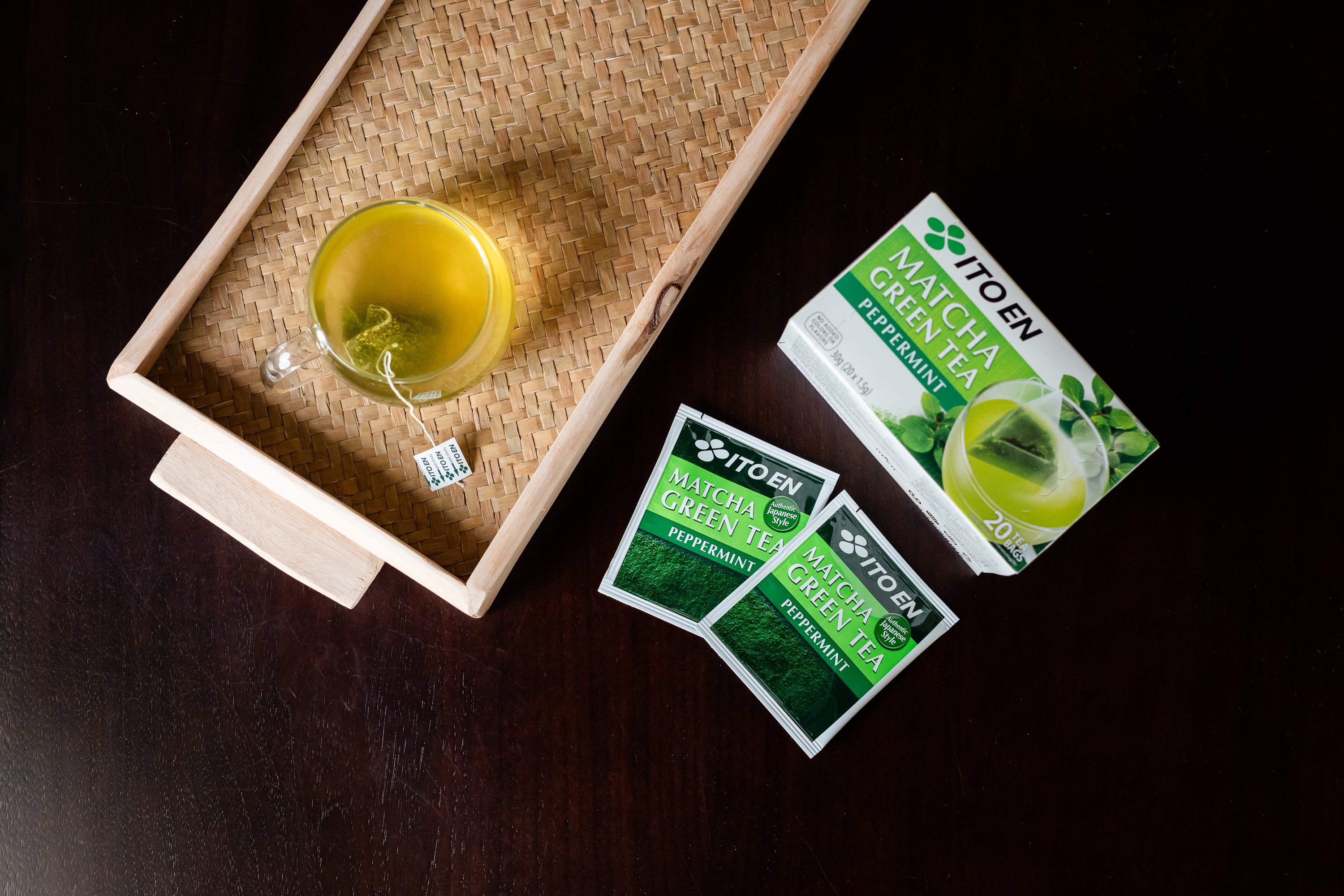 Matcha Green Tea Peppermint Tea Bags