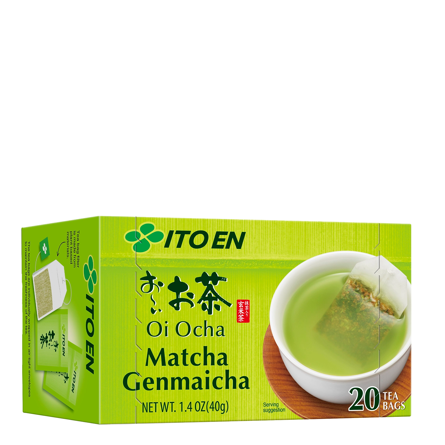 Oi Ocha Matcha Genmaicha Tea Bags