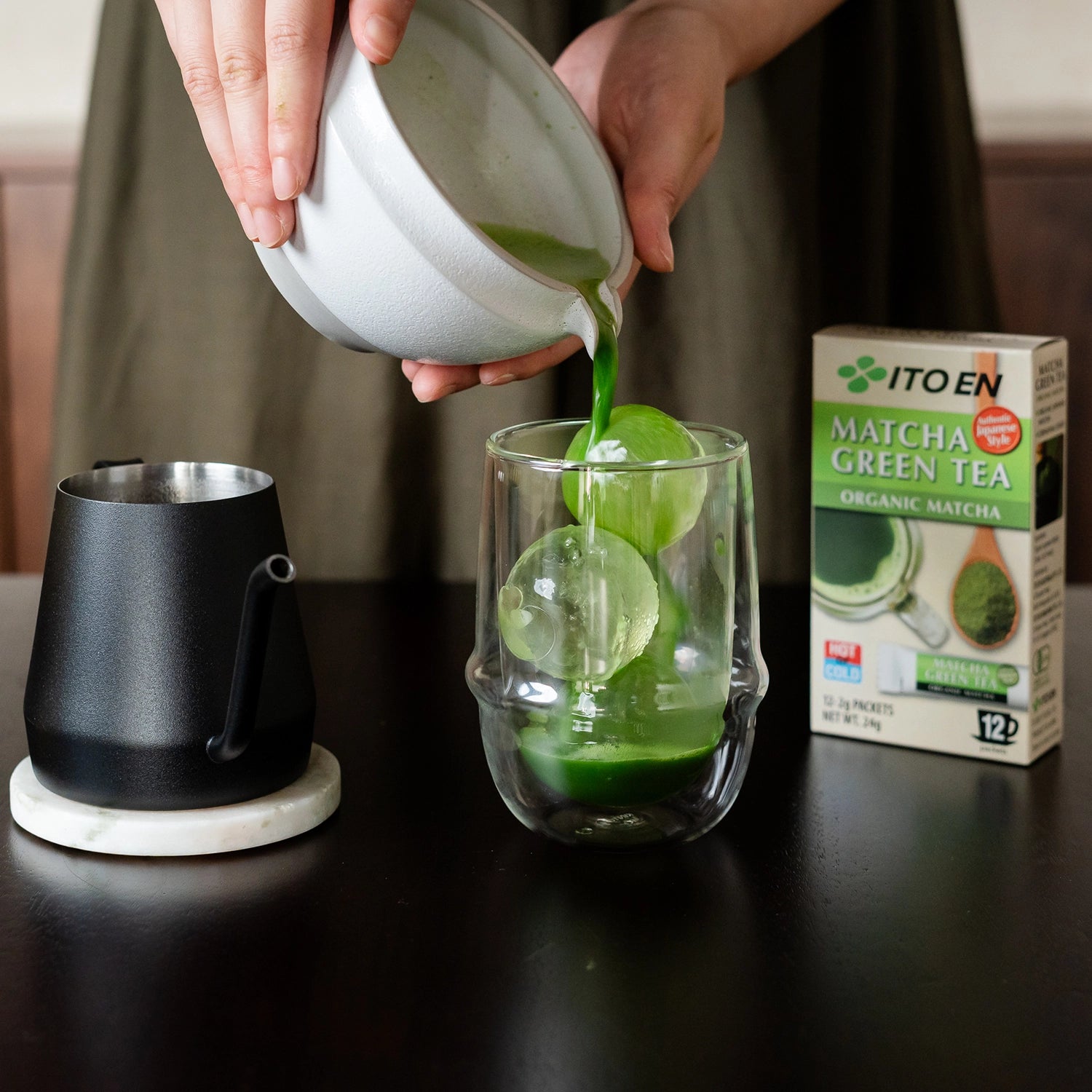 Bio-Matcha-Sticks in zeremonieller Qualität