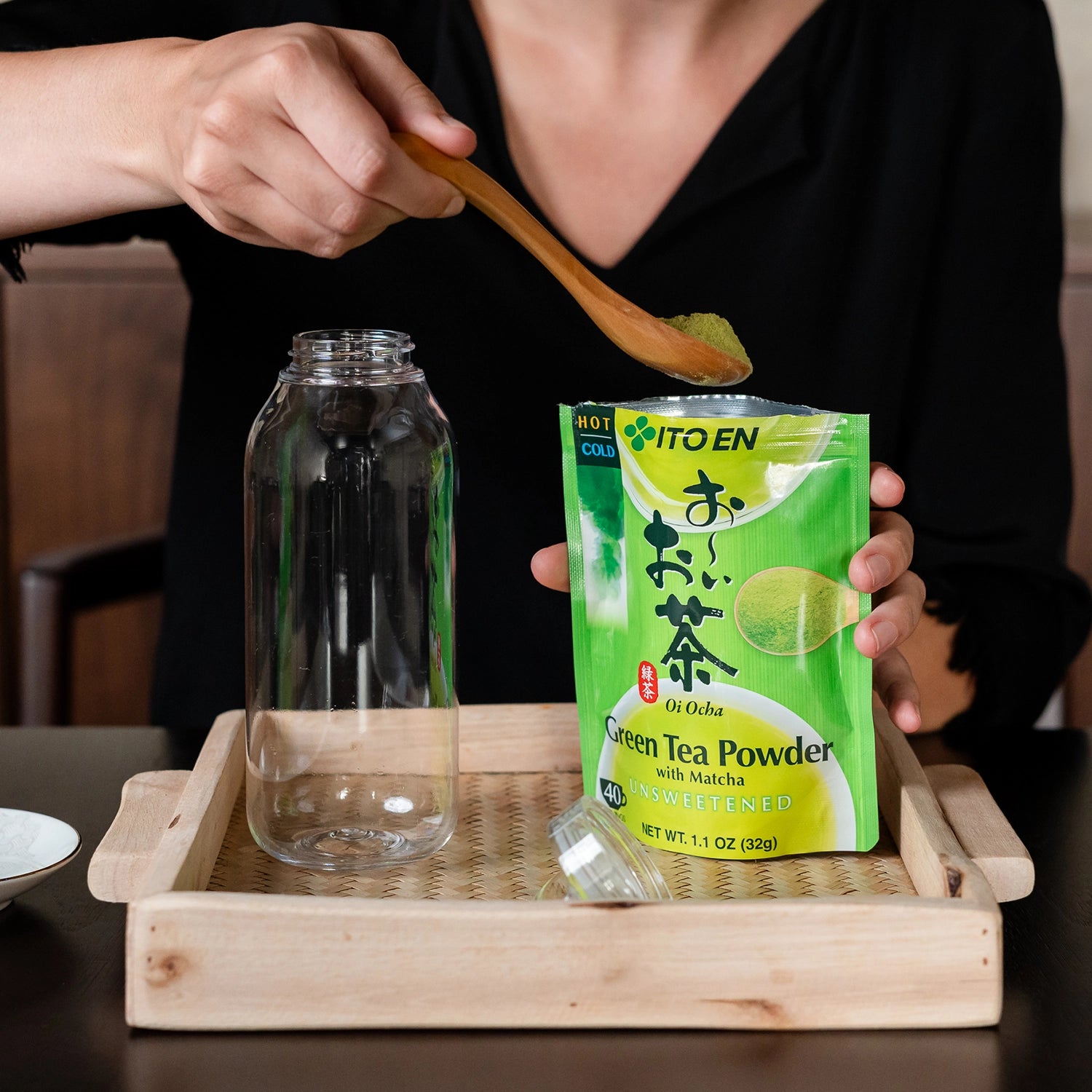 Oi Ocha Green Teepulver mit Matcha